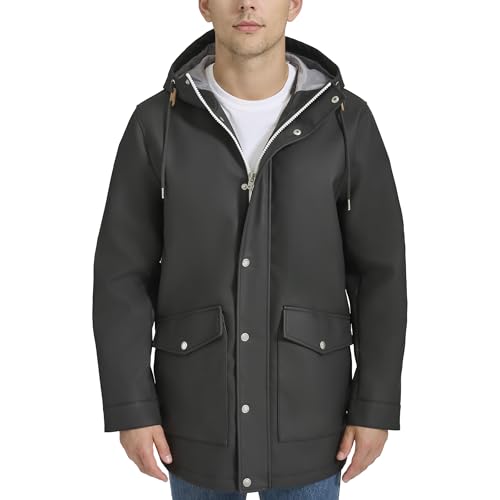 Levi's Men's Rubberized Rain Parka Jacket