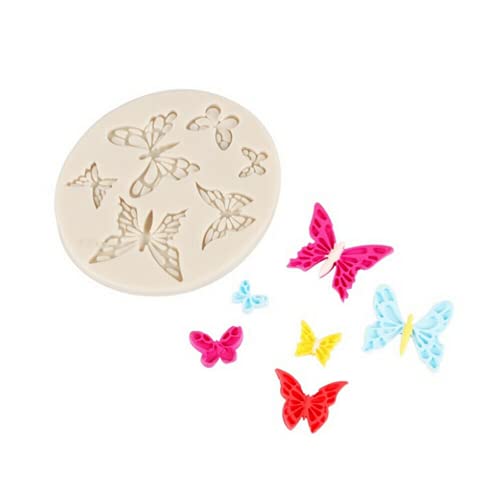 Molde de silicona para fondant mariposa DIY