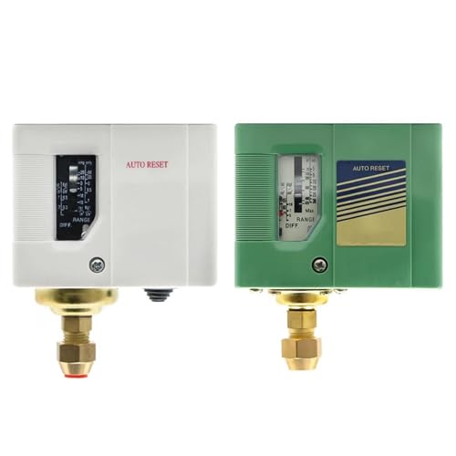 Evite averías en compresor de aire con el interruptor de presión automático SSNS-130 blanco