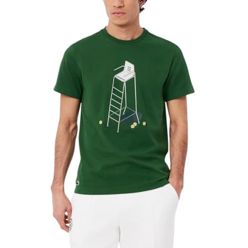 Lacoste Men's Sport Tennis Heritage Print T-Shirt