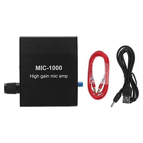 Microphone Amplifier Mic Microphone Preamp Booster Home Power Amplifier System Kit Cover