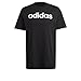 Produktbild adidas Herren Essentials Single Jersey Linear Embroidered Logo Tee, Black, L