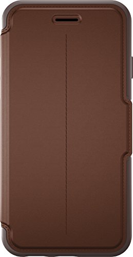 OtterBox STRADA SERIES Leather Wallet Case for iPhone 6/6s - Frustration Free Packaging - SADDLE (DARK BROWN/BROWN/BROWN LEATHER)
