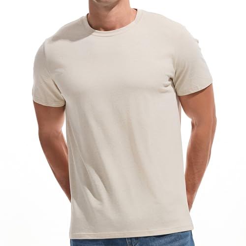 VEIISAR Crew Neck Tees Premium Men's T-Shirts - Soft and Fit Mens T-Shirt - Casual Stylish Tee for Men S - 4XL