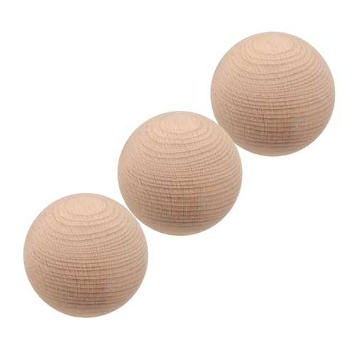 Happyyami Family Gathering Fun Golf Ball Set 3 Round Balls Decorative Sturdy for Outdoor Games Easy Install