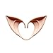 Produktbild kalaokei Halloween Glow in the Dark Anime Fake Elf Ohren Requisiten Fairy Cosplay Pixie Kostüm, plastik, Nude, Large