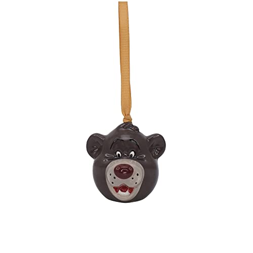 Disney The Jungle Book Hanging Tree Decoration Baloo, 7.4cm x 4.8cm x 5.7cm, Ornament, Disney Christmas Tree Decorations