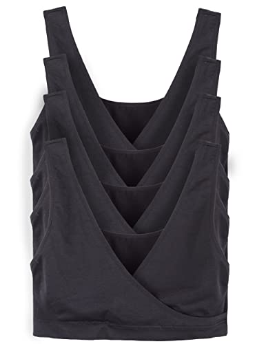 Image of Caramel Cantina 4 Pack Nursing Maternity Women’s Sleep Comfort Bralette Bra