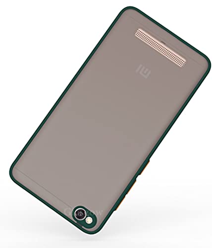 Image of Gorilion Designed for Mi Redmi 4 Camera Bump Protection Back Case Cover for Mi Redmi 4 - Dark Green