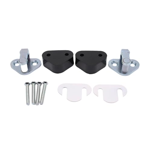 Okiyakusama 2Pcs Door Strikers Catch and Spacer Sets Fqb500130 Accessory Professional with Bolt Replacement Practical Easy to Install