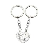 Schwester Schlüssel Anhänger Perfektes Geschenk für Ihre bestie Schwester, es zeigt Ihnen Liebe zu ihnen.
