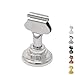 Gray Bunny Place Card Holder, 12 Pack, Chrome Silver, Table Cardholder Tabletop Menu Holder Harp-Clip Number Holder Recipe Holder Reserved Card Holder, for Restaurants, Weddings, Banquets