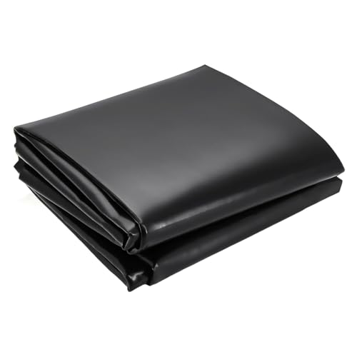Doublure de bassin à poissons noire et bâche imperméable pour cascade