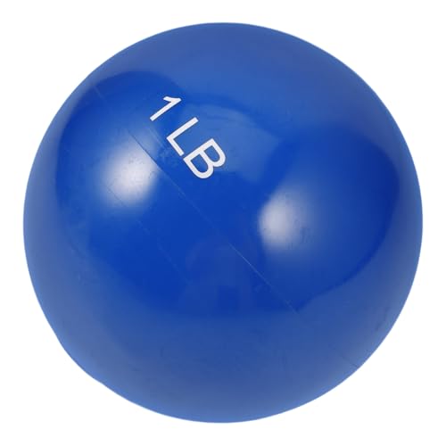 Veemoon Pelota de Arena de Yoga y Entrenamiento de Fuerza, Bola Suave de PVC 1 LB para Pilates y Práctica de Softbol, Balón Portátil y Tonificación