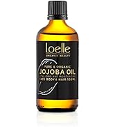 Loelle - Huile de Jojoba Pure &amp; Bio Pressée à Froid - Convient à tous les Types de Peau - Huile de Jojoba pour Ha...