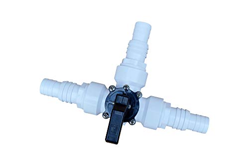 SPIRATO 3-Wege Ventil mit Tüllen Ø 32-38 mm