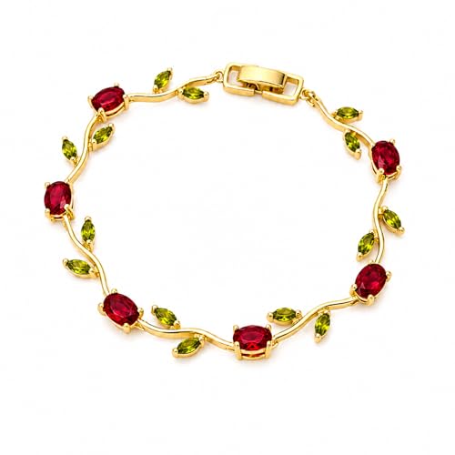 Image of Aurie Tulip Bracelet for Women & Girls | Anti Tarnish Stainless Steel Floral Bracelet |Party and Daily Wear Jewellery