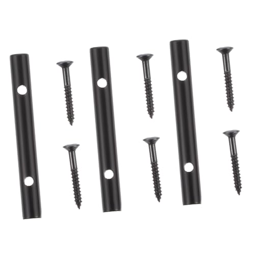 Alipis Varillas de Sujeción para Cuerdas de Guitarra Eléctrica Aleación de Zinc 45 MM Color Negro Pack...