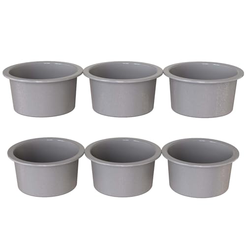 KEYFIVE 4 inch Silicone Cake Pans Round, 6Pcs Small 10cm Cake Tins, Mini Smash Cake Pans, Small 4'' Silicone Moulds for Baking Mini Cakes, Cheesecake, Muffin, Cupcake