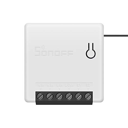 GULEHAY Sonoff Smart WiFi Switch, Smart 2 Way Light Switch, Control remoto, Compatible con Alexa y Google Home, Soporte de control LAN, Función de sincronización, No se requiere concentrador