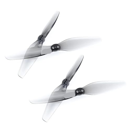 Hélice de PC T4X2.5 gris de alta estabilidad para vuelos FPV Freestyle duraderos