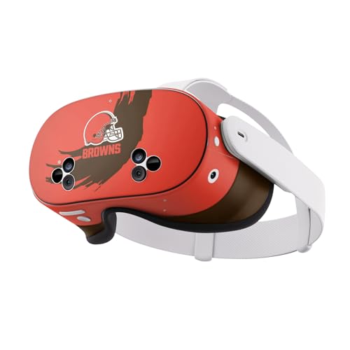 Autocollant NFL Cleveland Browns pour Meta Quest 3S : l'esprit gaming