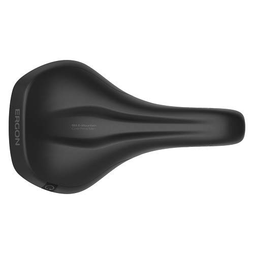 Ergon E-MTB Herrensattel Medium/Large Core Prime Men Black, Schwarz, Nylon, Sattel, Herren, Mountainbike, Gel Polster, Männer, Erwachsene Männer, Mountainbiker