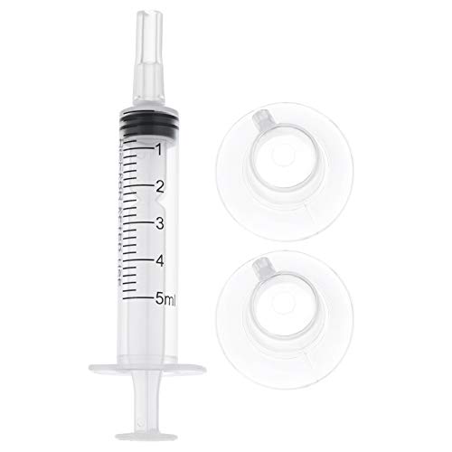 NUOBESTY Nipple Aspirator Nipple Corrector Nipple Pullers Nipple Cups Suckers Everters Extractor for Flat and Inverted Nipples Treatment Enlarger 2pcs