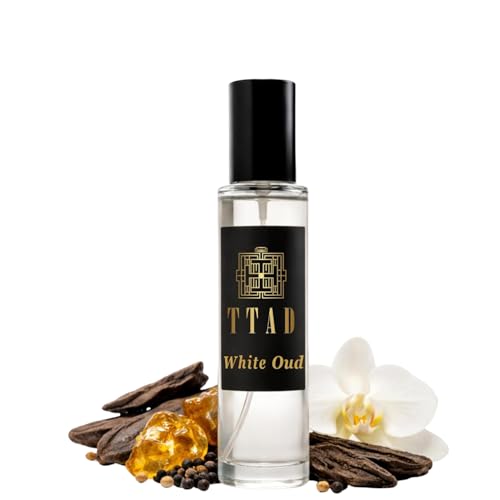 Image of TTAD Men White Oud Luxury Perfume for Men 30ml | Long Lasting Arabic Eau De Parfum | Premium Oud Fragrance with Lemon, Iris & Agarwood Notes | Elegant Daily & Evening Perfume for Men