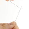 The Beadsmith Big Eye Beading Needles, 2.125 inches, 4 per Card, Sharp Points, Use for General Sewing, Weaving and Embroidery, Very Easy to Thread