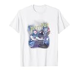 Disney Peter Pan Main Cast Flying Over Big Ben Distressed T-Shirt