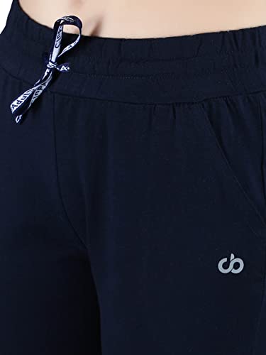 Image of Club A9 Womens Regular Fit Solid Cotton Capri Pants for Daily Casual Wear