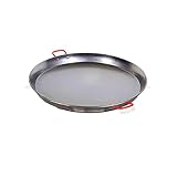 Paellera Valenciana pulida de 46 cm, apta para 12 personas. Diseñado para: preparar paellas en reuniones familiares o con amigos.