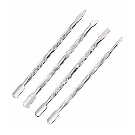 kit com 21 otimas Espatula Para Unhas Inox Manicure Cuticula Pé Mão Desencrava!