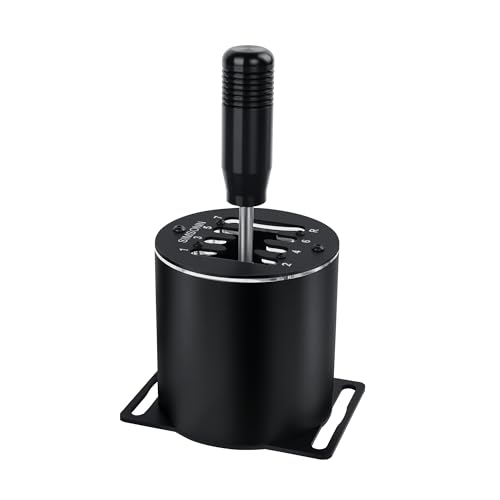 SIMSONN PC USB Simulator Shifter 7+R H Gear Shifter Compatible with Logitech G920 G27 G29 G25 T300RS/GT Steering Wheel, Design for ATS ETS Dust WRC Sim Racing Games (7+R)