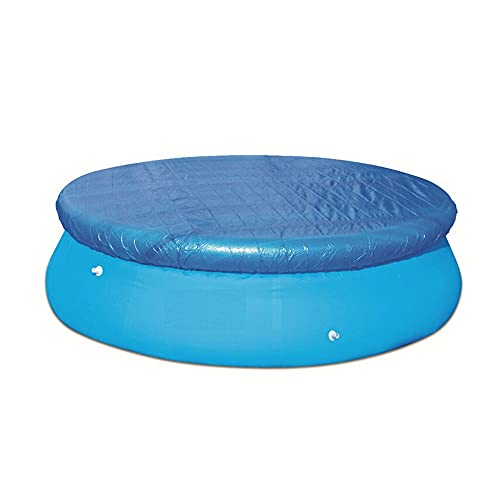 mzoLife Cobertura redonda para piscina, cobertura de piscina com moldura, cobertura impermeável sobre o solo, cobertura contra poeira insuflável para piscina familiar e jardim de vila ao ar livre (183