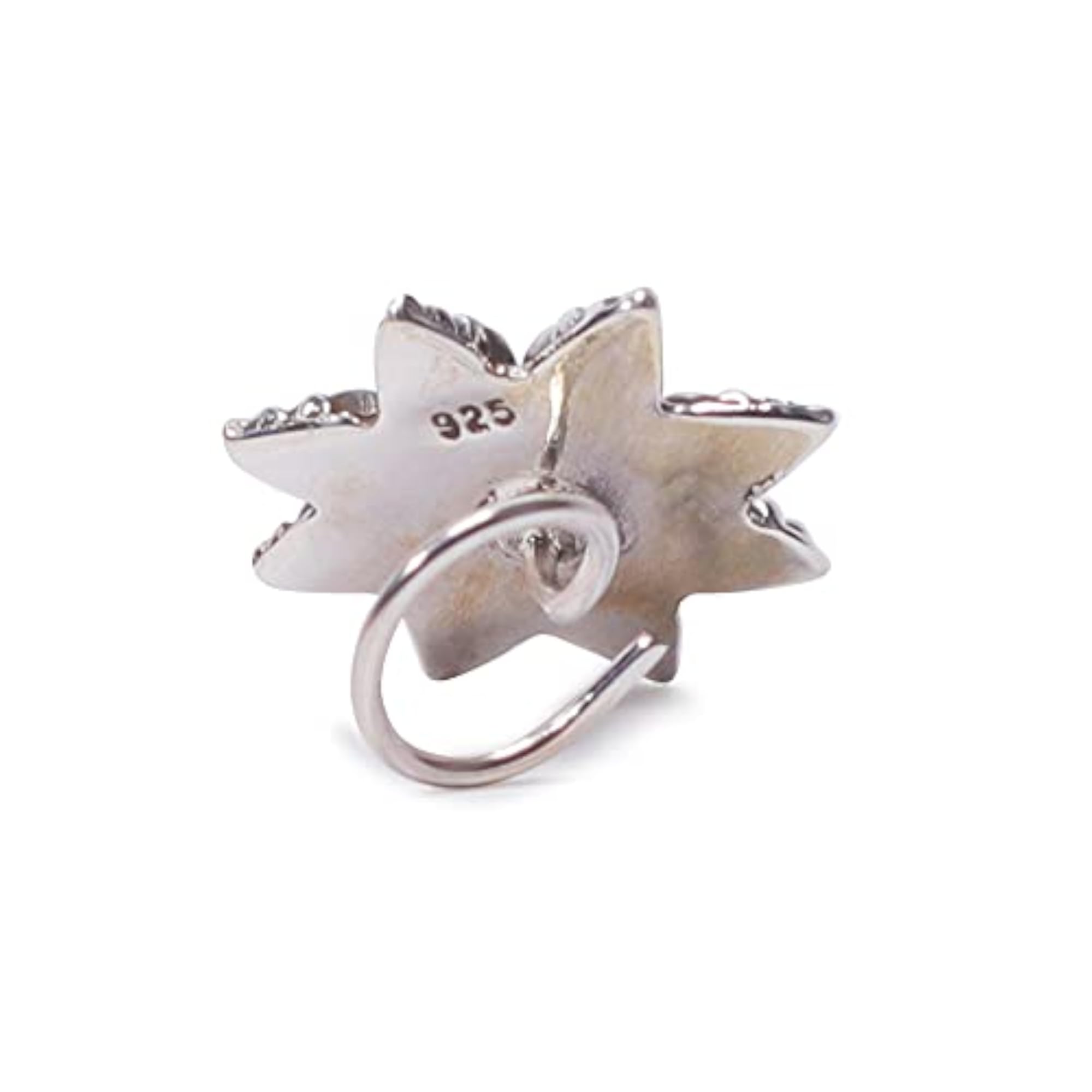 Women's Pure 92.5 Sterling Silver Wire Nose Pin, Elegant Design