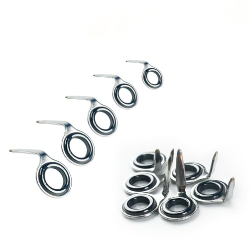 Guías para Cañas de Pescar 40 Piezas, Metal y Cerámica miniatura 1