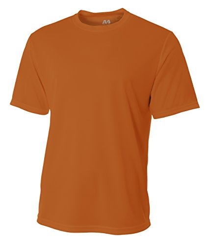 Camiseta para hombre A4 de manga corta con tejido de malla Birds-Eye miniatura 1