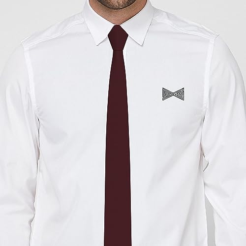 Cravate homme en gabardine Bow Tie House - Modèle classique élégant