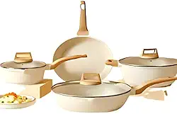 Conjunto de Panelas de Granito Antiaderente, Compatível com Indução, 34 x 19 x 34 cm, 6 kg