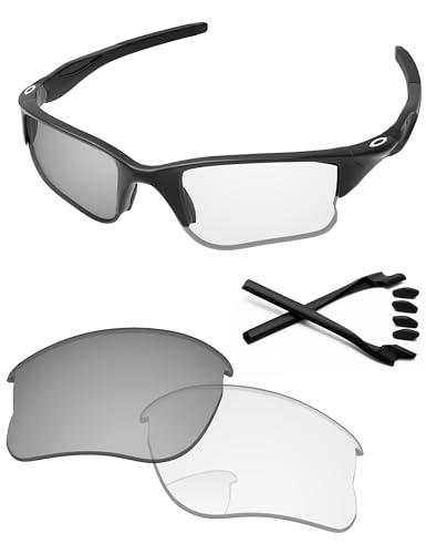Image of Replacement Lenses & Rubber Kits for Oakley Half Jacket 2.0 XL OO9154 62mm - Precise Fit, UV Block, Impact Resistant