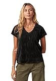Deeluxe T-Shirt à Manches Courtes Femme en Velours Palatine T-Shirt ADIXIA Confort Femme