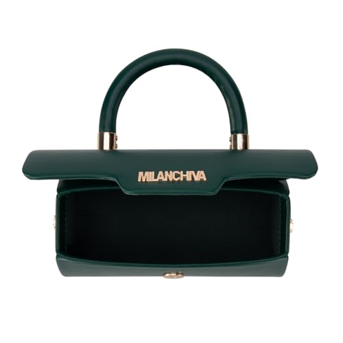 Milan Chiva Small Purses for Women Designer Mini Top Handle Purse Cute Handbags Barrel Shape Purse - Image 5