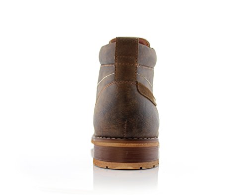 Image of Ferro Aldo Men's Ankle Boots | Lace-Up Cap Toe Chukka Style Dress Boot | Casual Fashion for Work