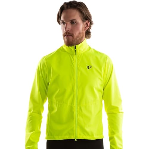 Veste de cyclisme coupe-vent PEARL IZUMI Quest Barrier jaune taille M