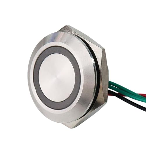 Interrupteur métallique de précision 19mm avec fil pour commande impulsionnelle