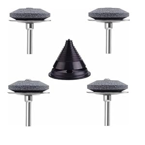 5 stuks messenslijper voor stompe messen van grasmaaiers, grasmaaiers, messenslijper, tuingereedschap, slijper voor het slijpen van gazonmessen, boren, grasmaaiers, sikkelsnijders, cirkelfrees