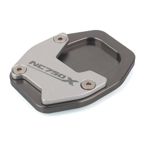 Almohadilla soporte soporte motocicleta Honda NC750X pie ampliado base pata lateral titanio