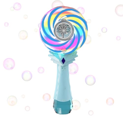 Pistolet à bulles automatique rechargeable avec jet rotatif et LED